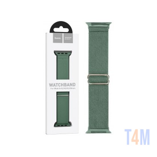 Hoco Elastic Strap for iWatch  WA04 42/44/45/49mm Green Pine